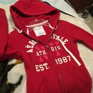 Red aeropostale hoodie
